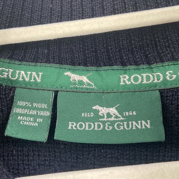 Rodd and Gunn navy quarter zip sweater - Picture 2 of 6